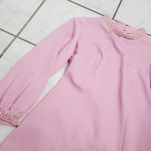 Vintage '50s/'60s mod long sleeved dress